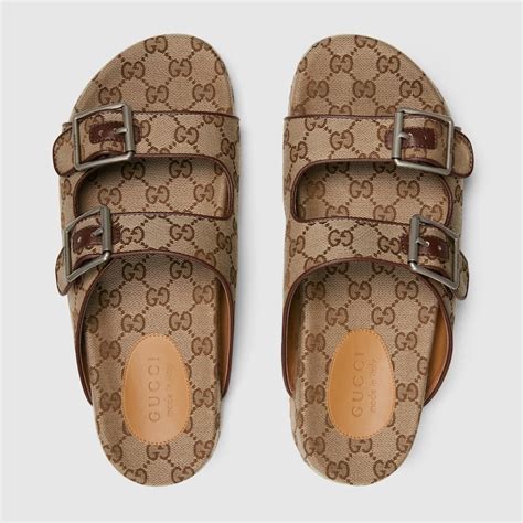 mens gucci pool sandals|realreal gucci men sandals.